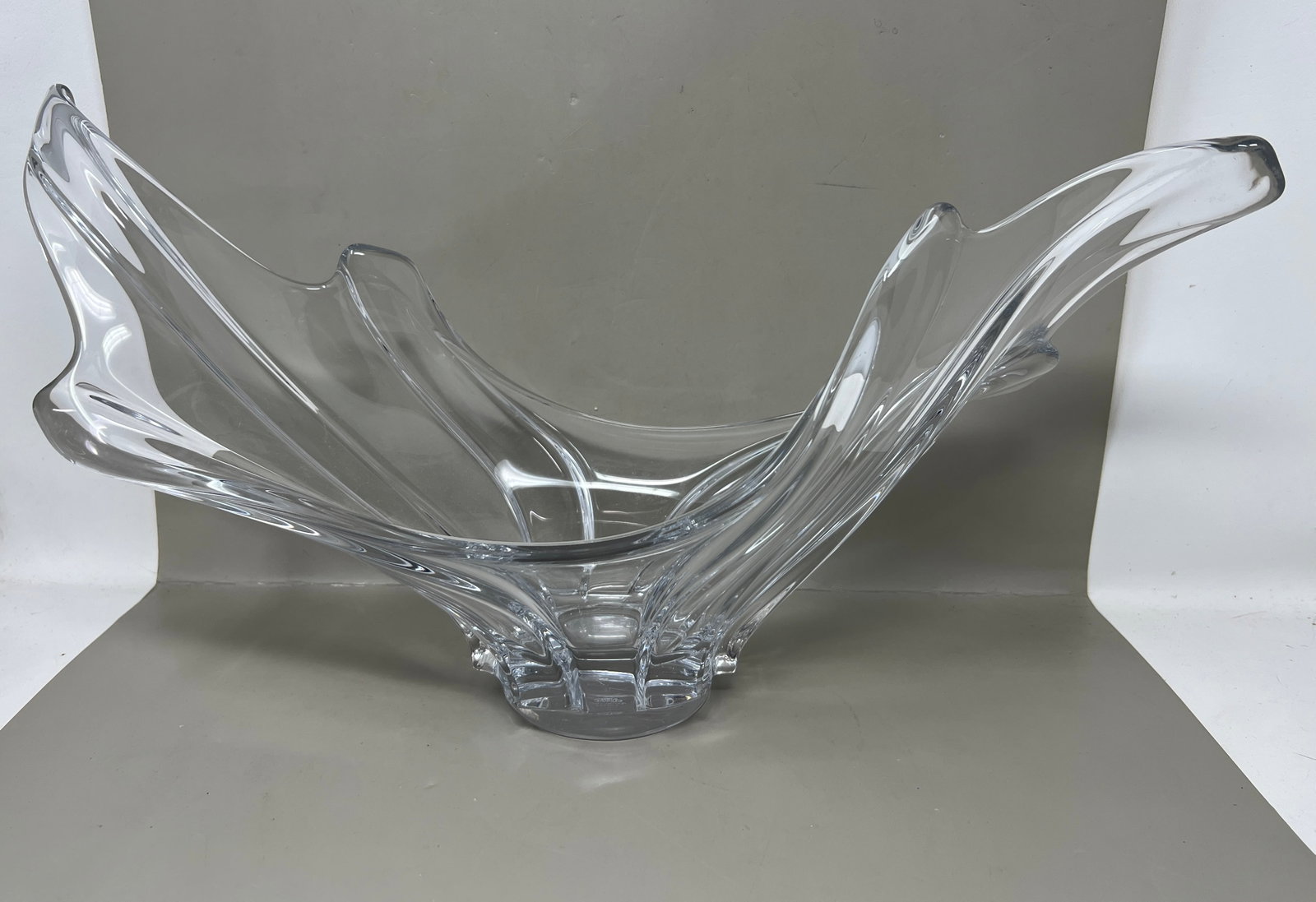 Large Cofrac Art Verrier French Art Crystal Centerpiece (1 of 20)