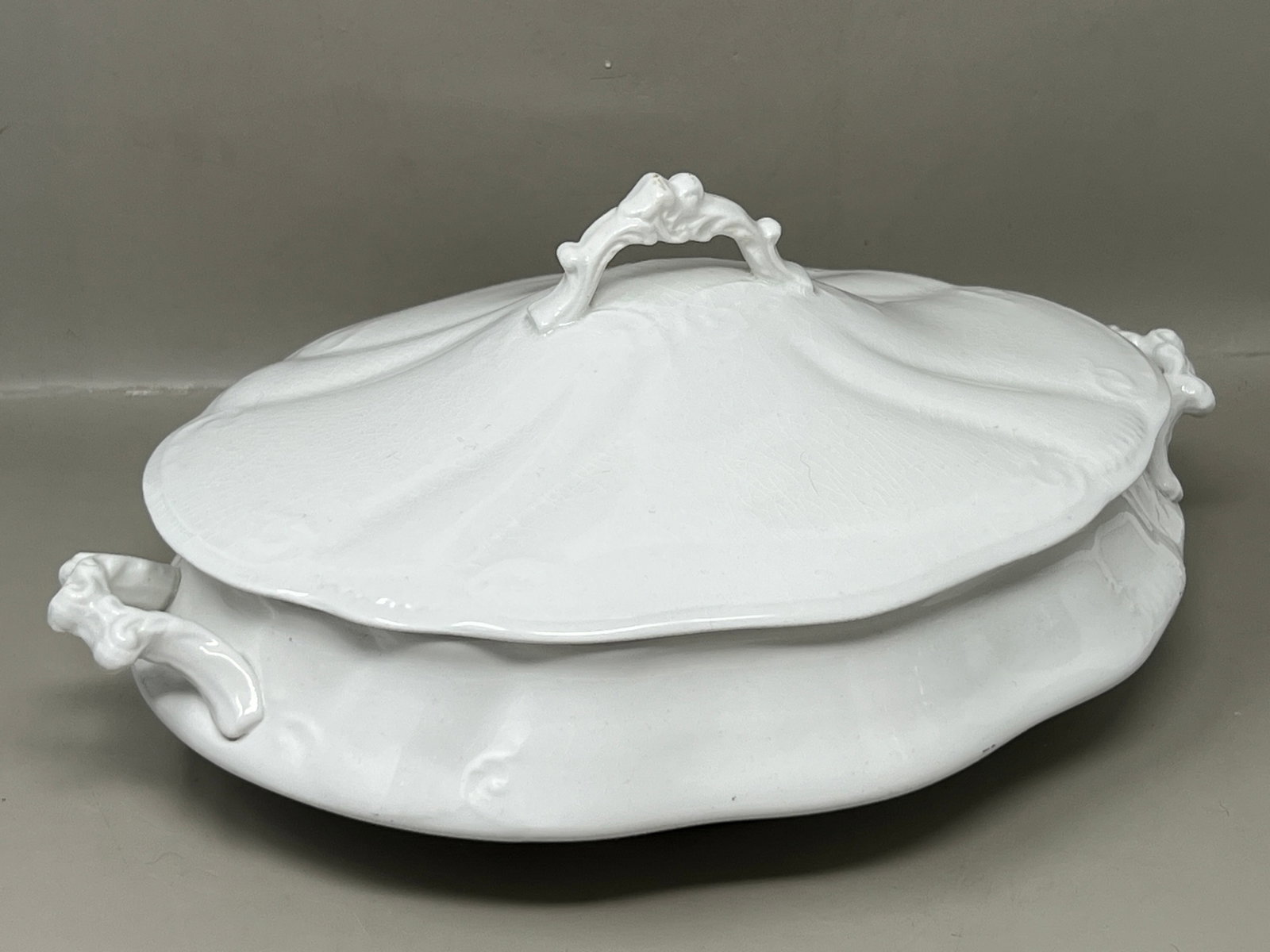 Antique Ironstone Lidded Compote Bowl Dish (1 of 13)
