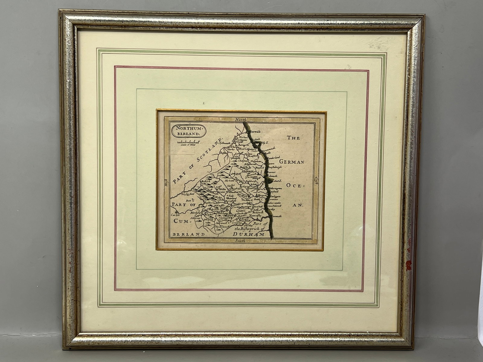 North Berland Framed Vintage Map: **