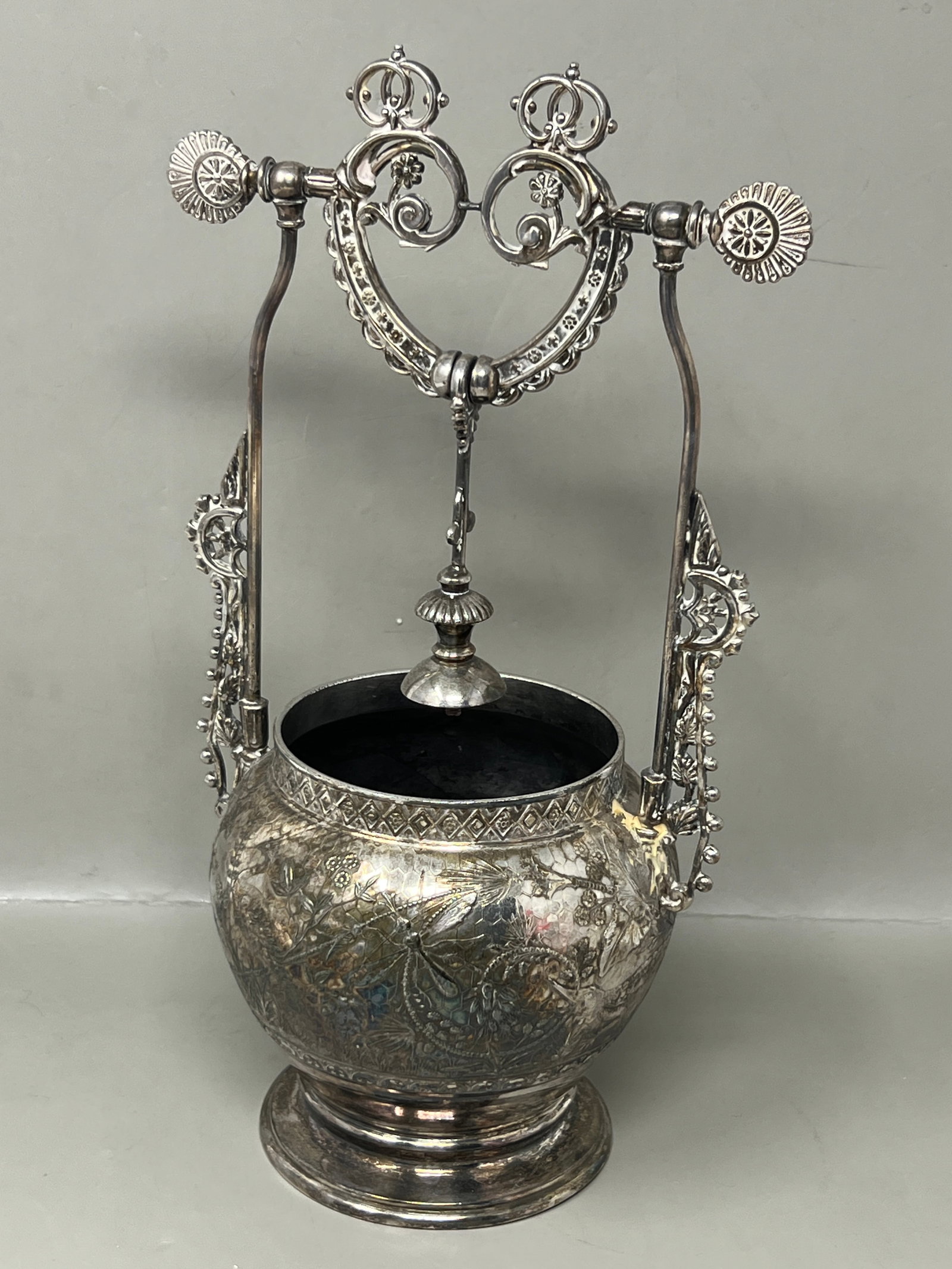 19C Antique Silver Plate Victorian Pickle Caster (1 of 10)