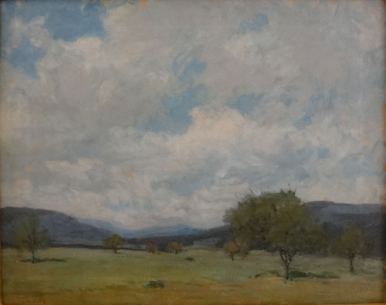 Original Bruce Nelson California Landscape Oil on canvas. (1 of 7)