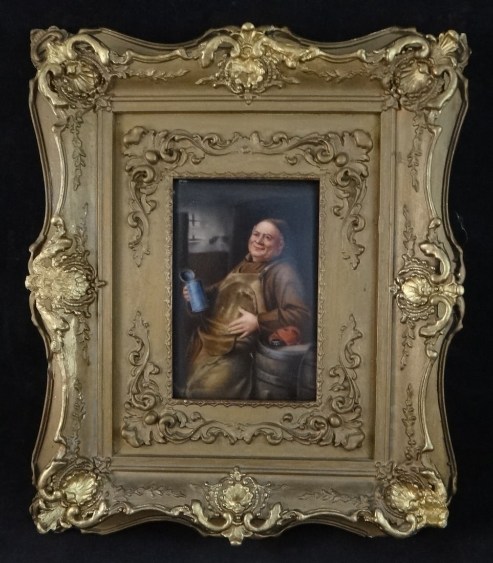 Antique German Miniature Porcelain “Kellermeister” Monk. (1 of 8)