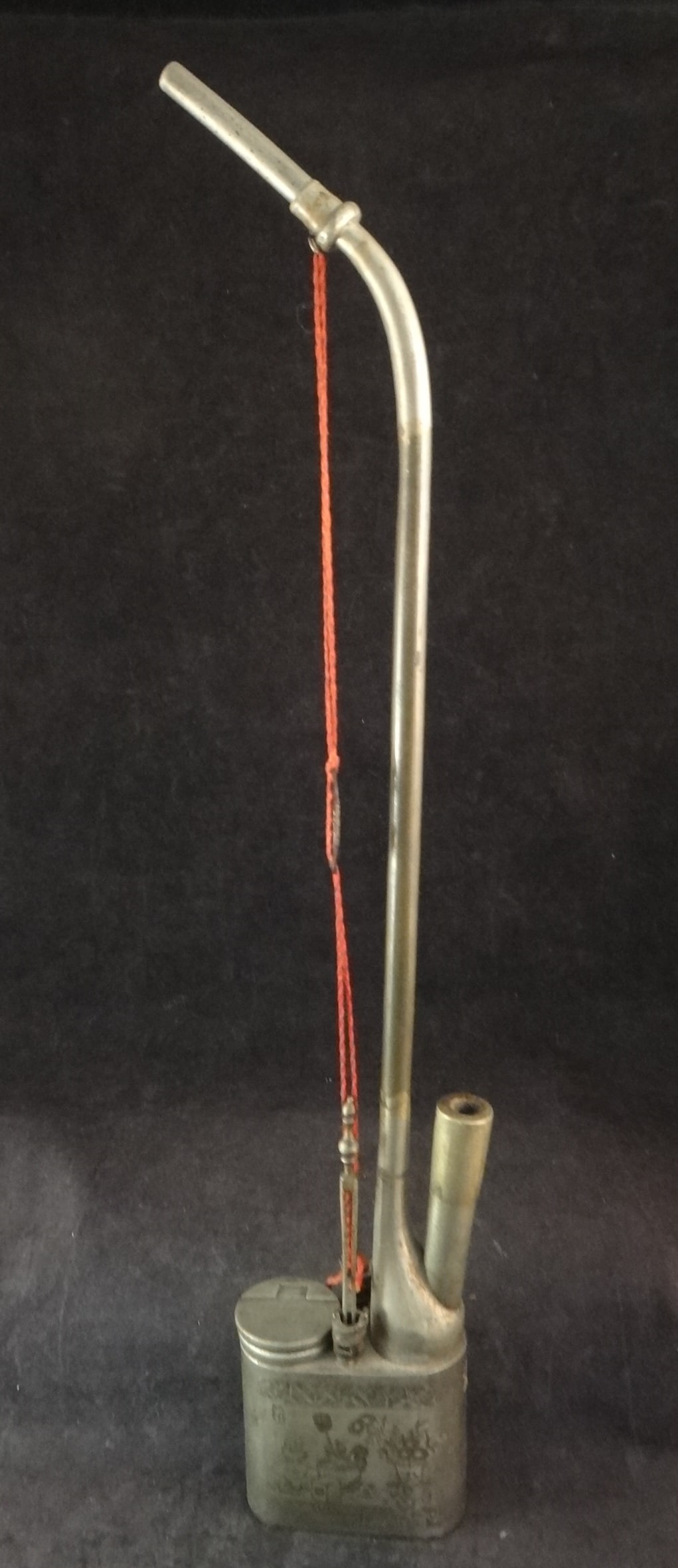 Antique Chinese Paktong or White Brass ? Water Pipe. (1 of 9)