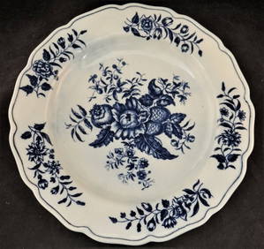 18th c. Worchester 1st Period Dr Wall Bowl (1 of 5)