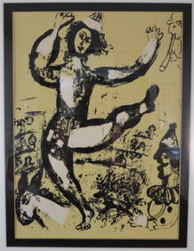 Marc Chagall Original Colored Lithograph Le Cirque (1 of 5)