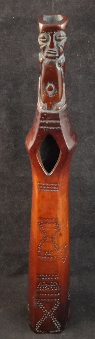 19th cent. African Carved Oliphant Bamileke (1 of 11)