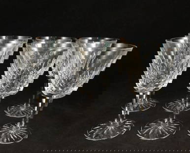 6 Waterford Crystal 5 7/8?? Wine Glasses - Lismore Claret Pattern.: Set of 6 Waterford Crystal 5 7/8&rdquo; Wine Glasses - Lismore Claret Pattern. Features Lismore's signature diamond and wedge cuts.