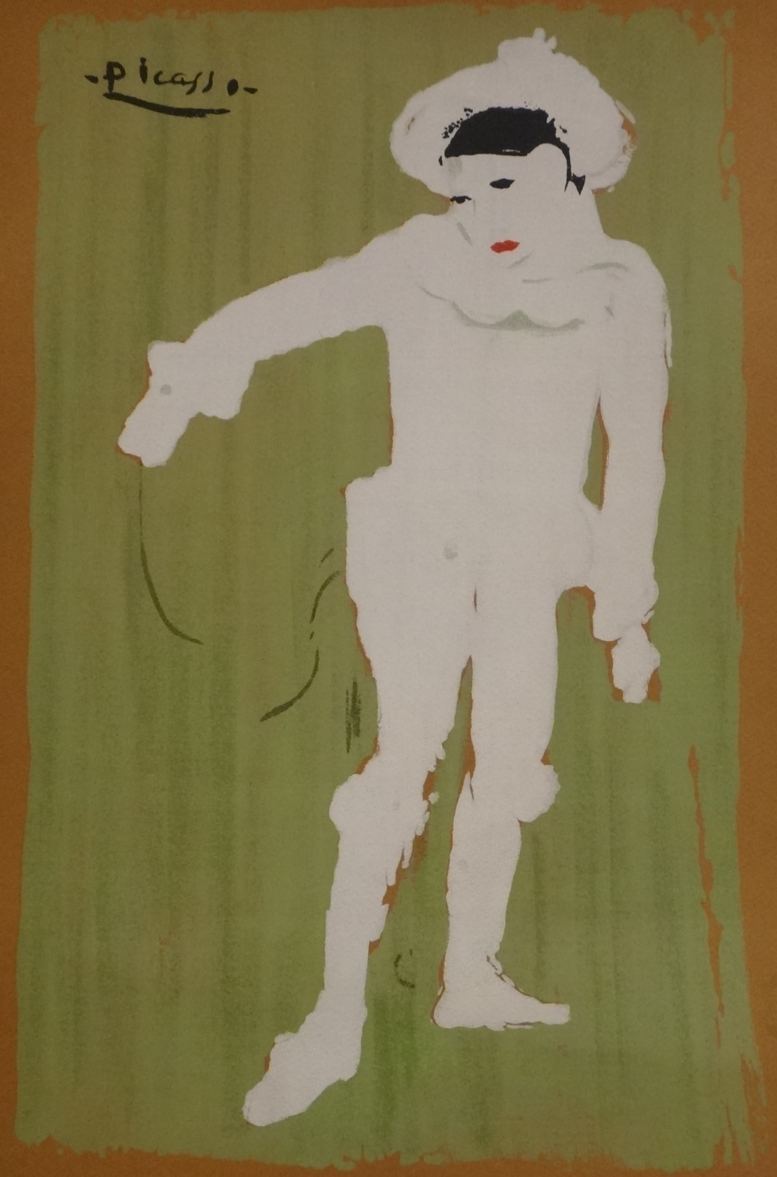 Pablo Picasso Serigraph of a White Clown: Le Petit Pierrot. (1 of 4)