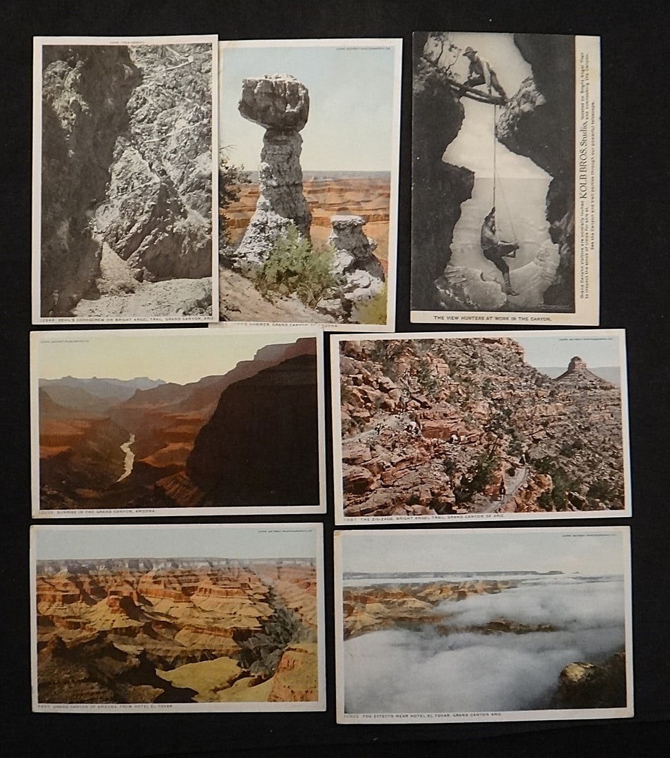 7 Antique Postcards from Arizona. Circa 1905-1915 (1 of 2)