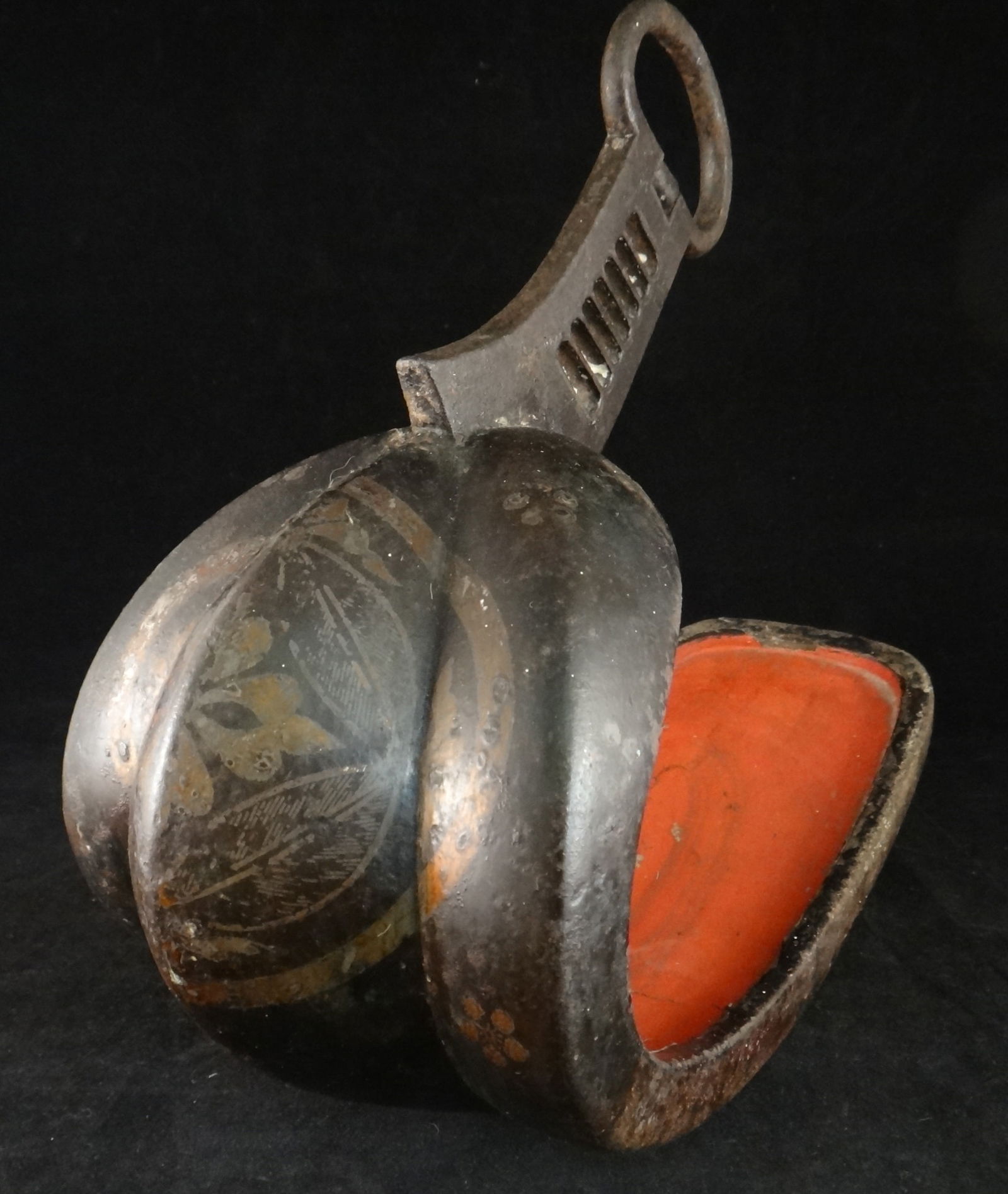 Japanese Samurai Warrior Abumi (Stirrup). Edo period: Japanese Samurai Warrior Abumi (Stirrup). Edo period, 18th/early 19th cent. 11”.