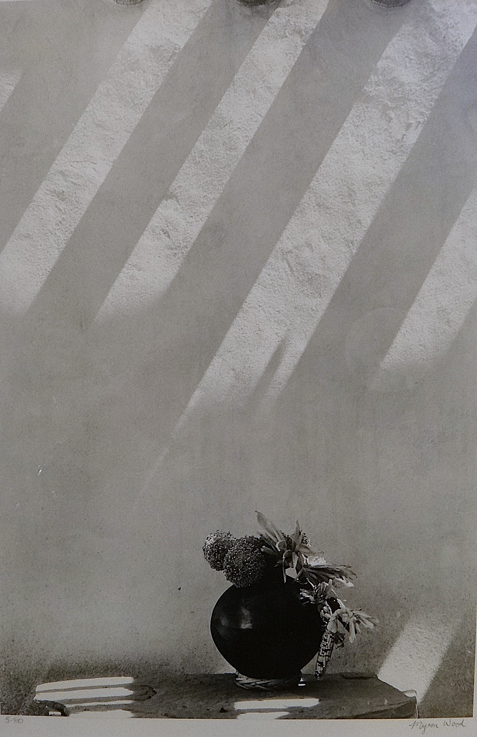 Original Myron Wood Signed B&W Still Life Photo of Georgia O’Keeffe’s Abiquiu Home. (1 of 7)