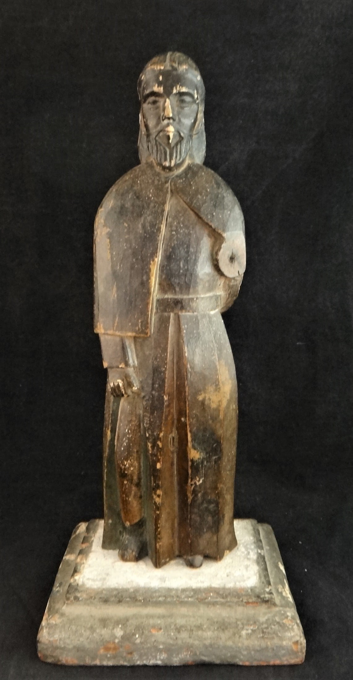 Large Antique Spanish Colonial Wood Santos (1 of 10)