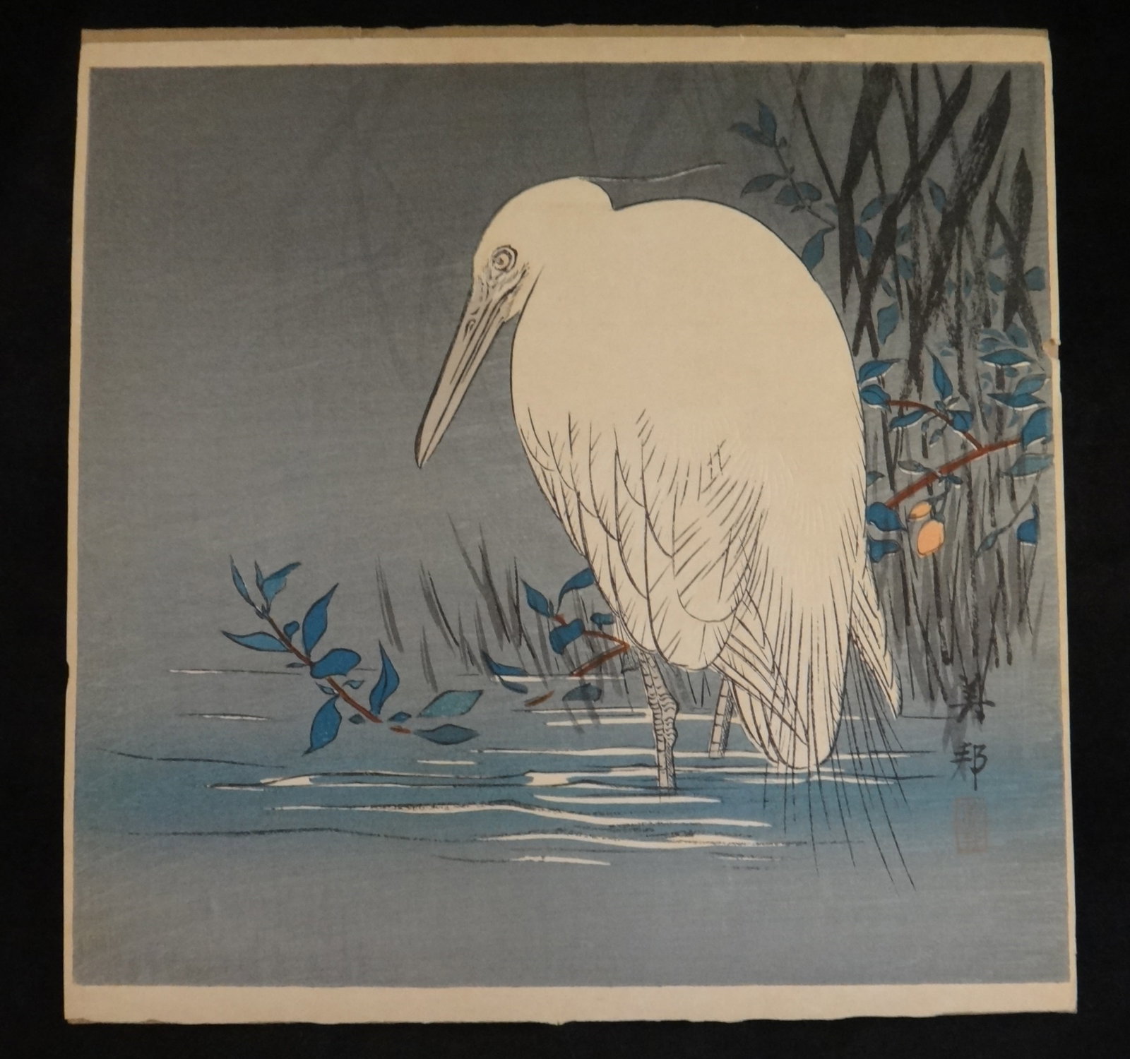 Vintage Japanese Ohara Koson Woodblock print (1 of 5)