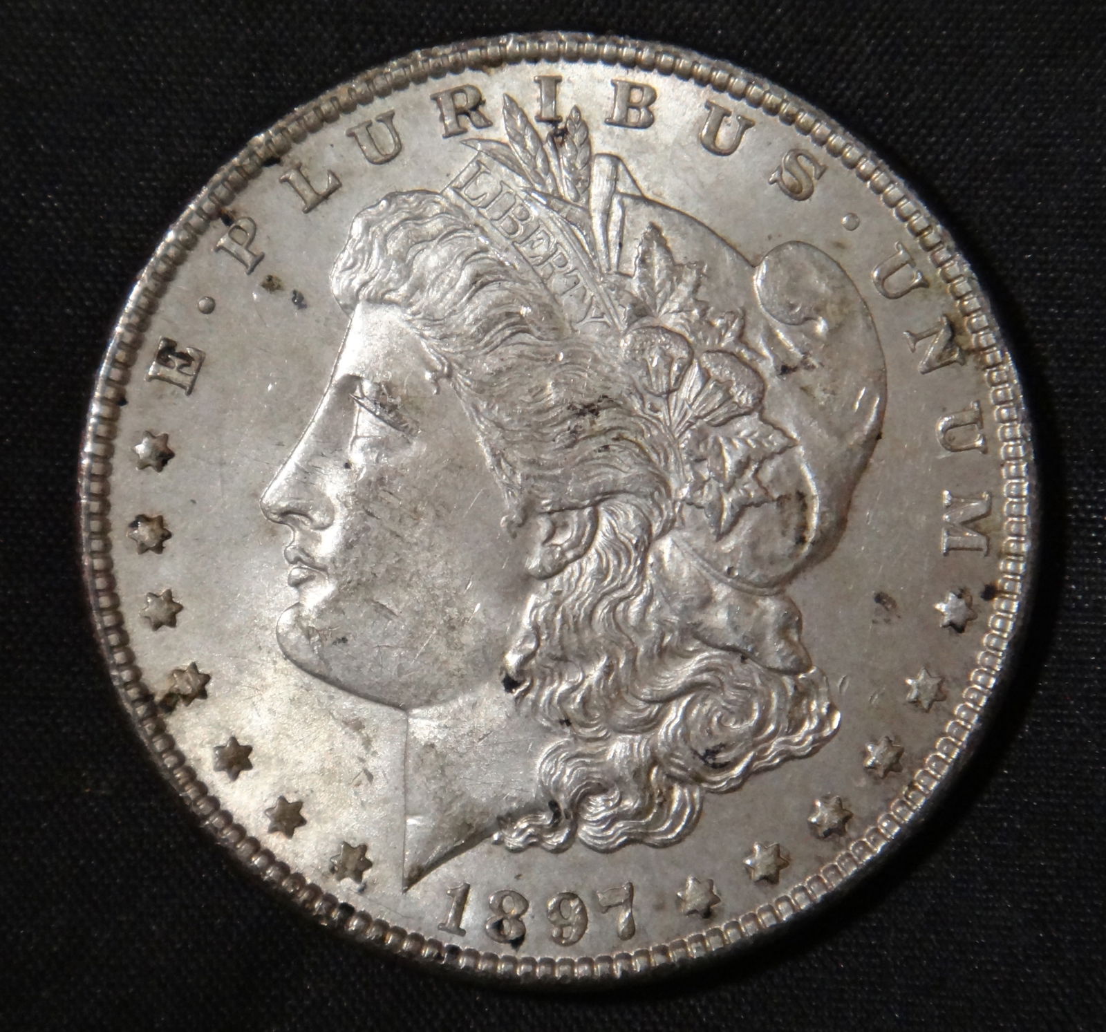 1897 P Morgan Silver Dollar – UNC (1 of 2)