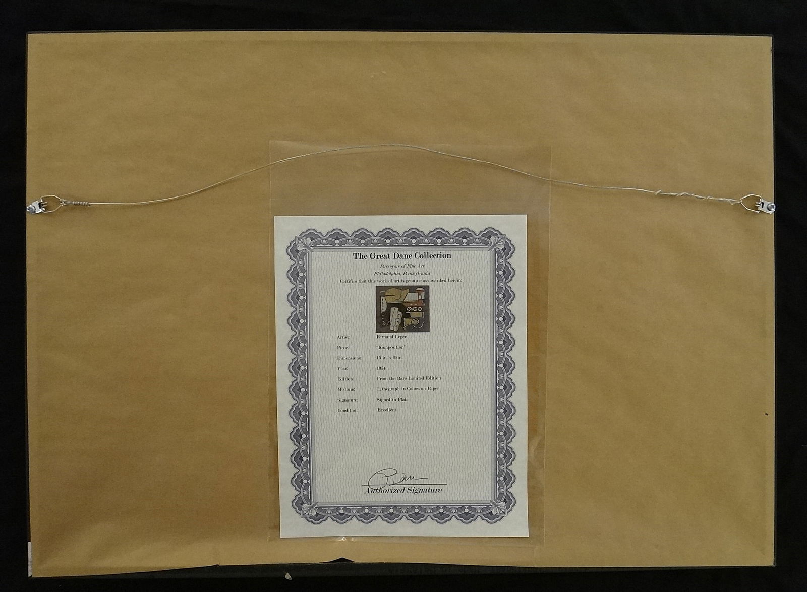 Fernand Leger Composite Geometric Serigraph, Signed LE - 7