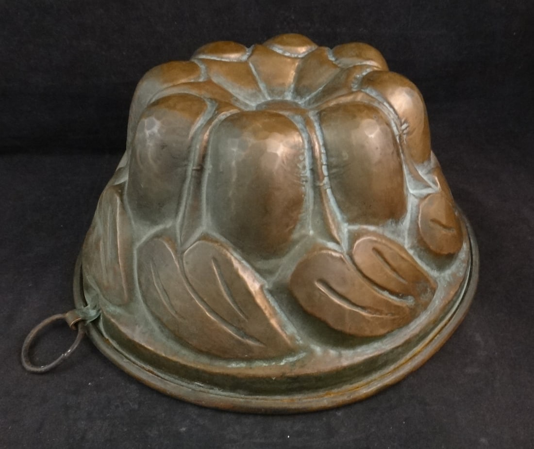 Antique French Hand Hammered Copper Mold (1 of 3)