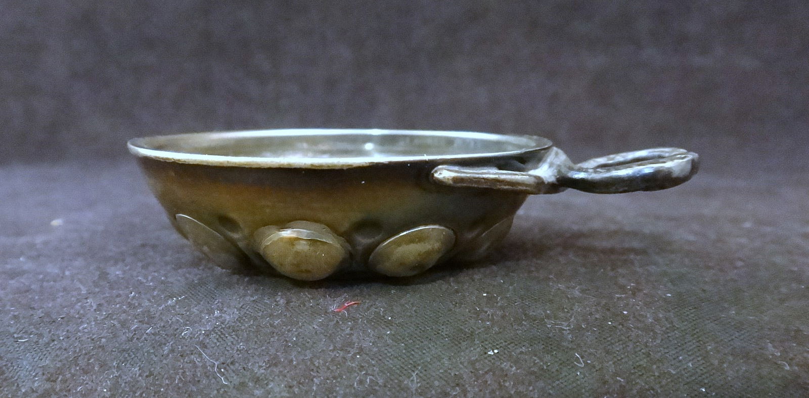 Antique French Fine Silver Sommeliers Tastevin Wine Tasting Cup.: Antique French Fine Silver Sommeliers Tastevin Wine Tasting Cup with twin snake form ring handle. Often worn on a long silver chain around the neck.2 ½’ x 1 7/8”, 17.8 grams.