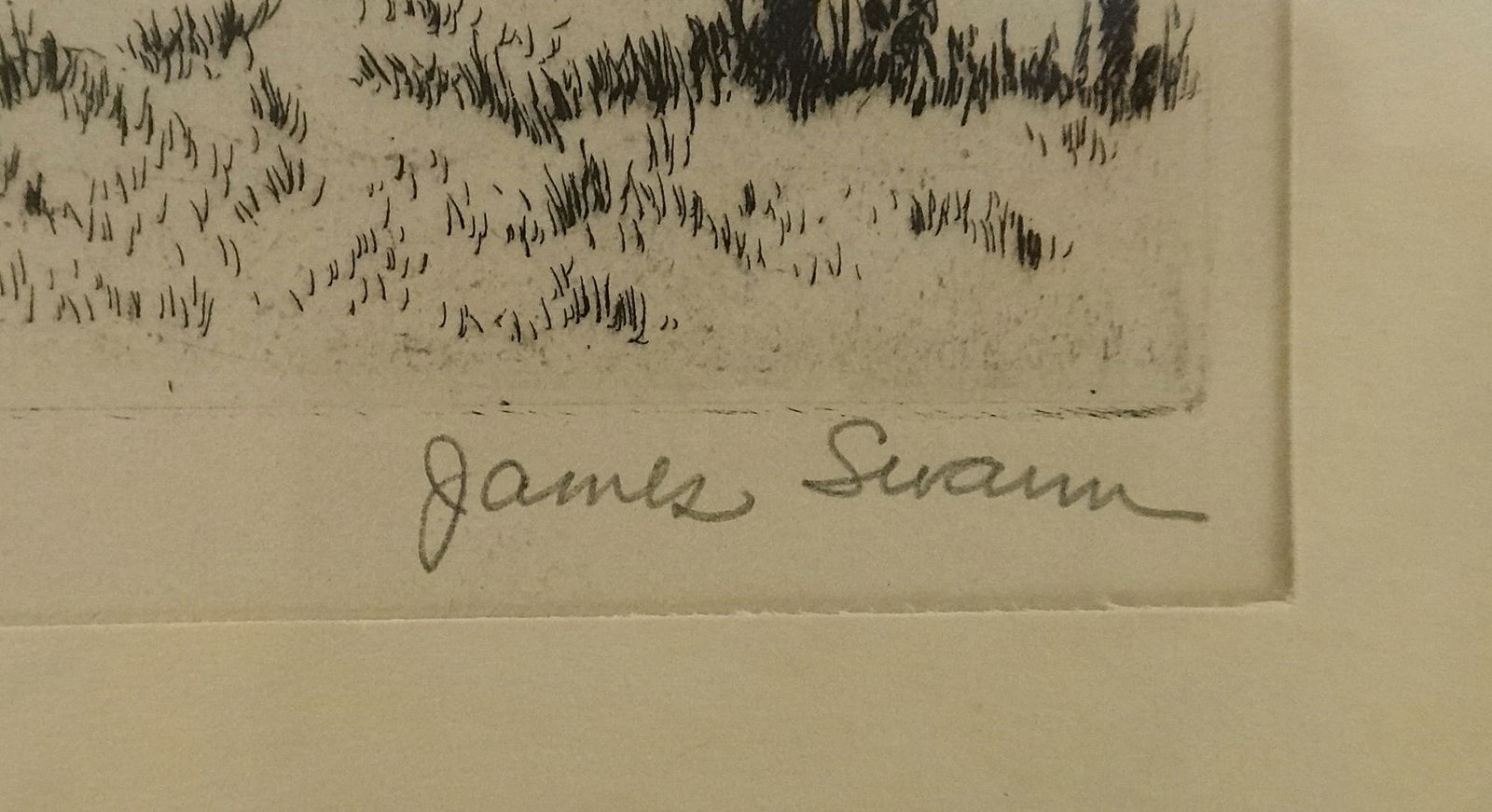 James Swann Etching: Spring Plowing. Circa 1952. - 4