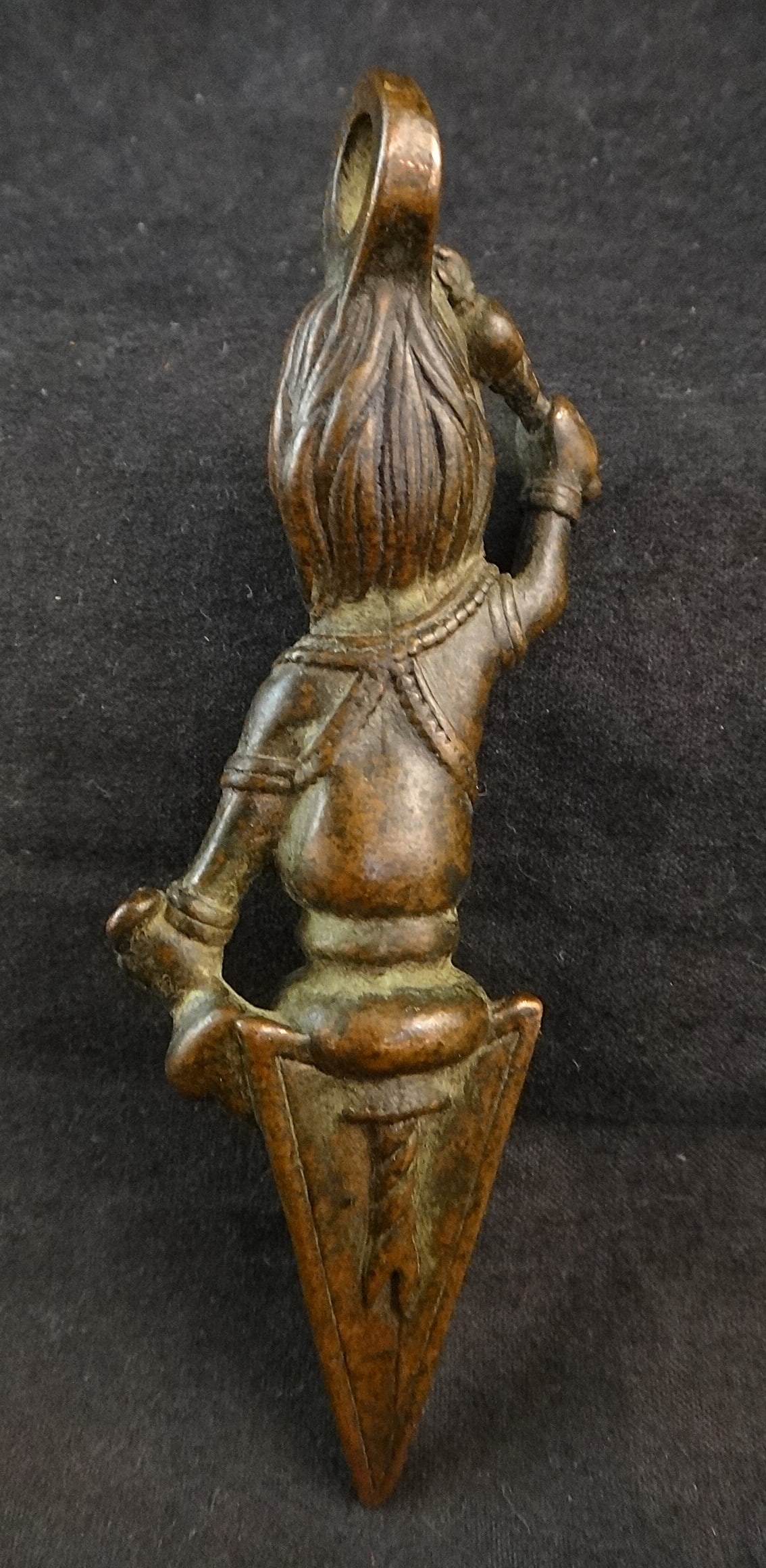 Old Tibetan Bronze Phurba Dagger - 2