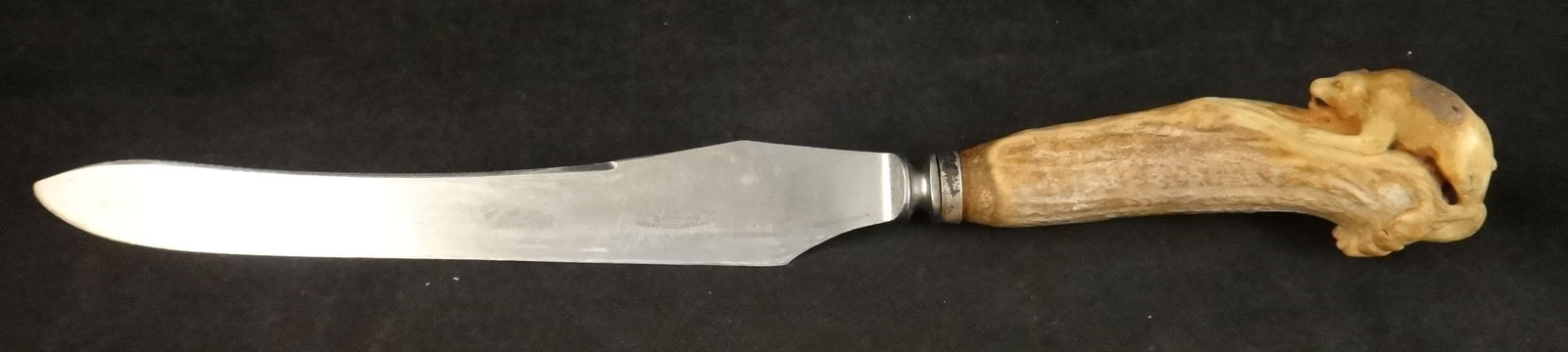 Antique English Wade & Butcher Sheffield Serving Knife (1 of 8)