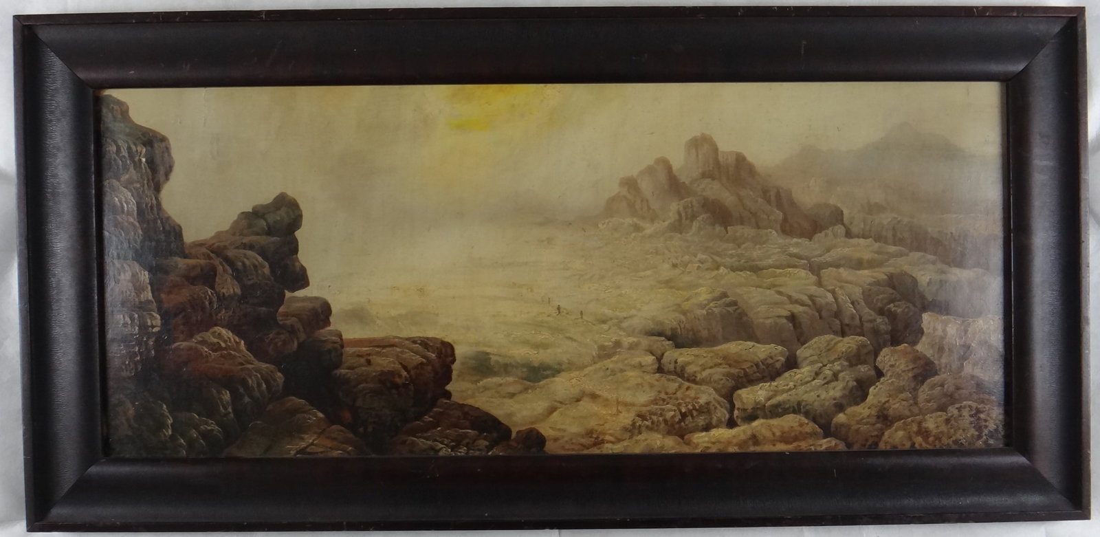 George Douglas Brewerton Oil on Canvas - Western US Landscape (1 of 9)