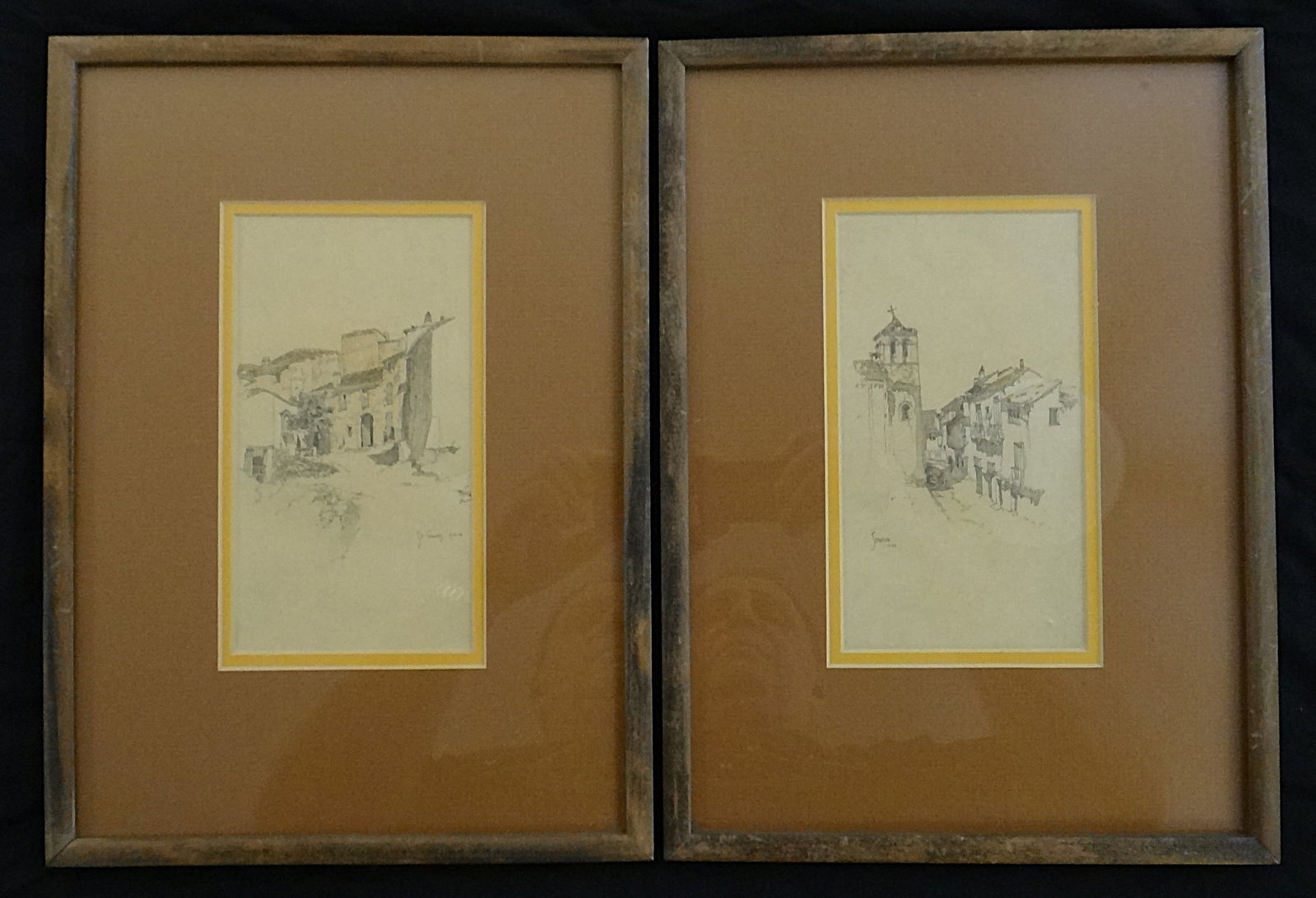 Pr. Alison Clark Graphite & Watercolor - Segovia & St. Gilles Villages (1 of 7)