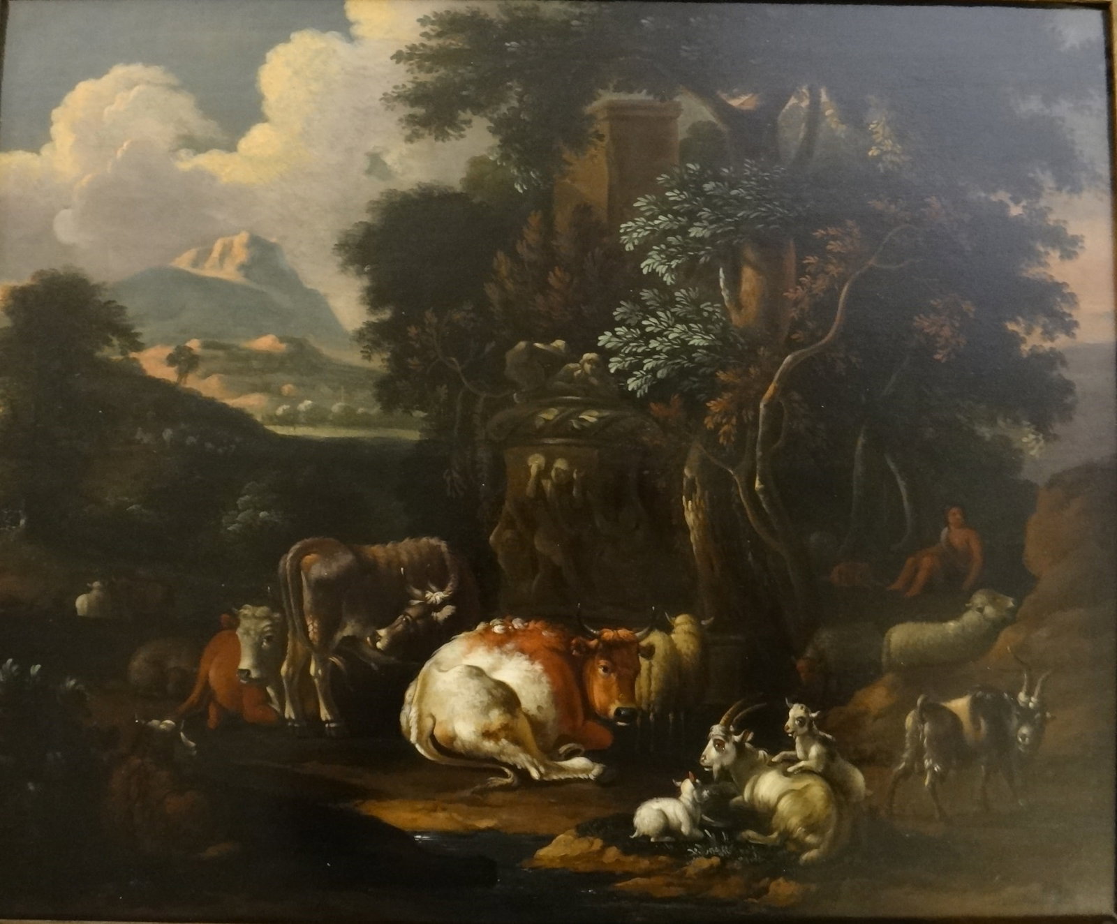 17th c. Dutch Old Master - Adriaen Van de Velde- Oil of an Italianesque Scene (1 of 8)