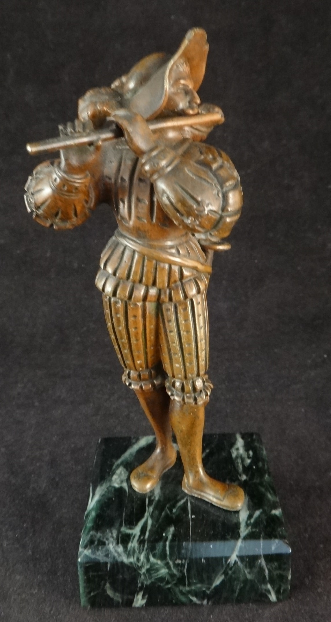 Antique French/Italian Bronze of a Man in 17th cent. attire. (1 of 5)
