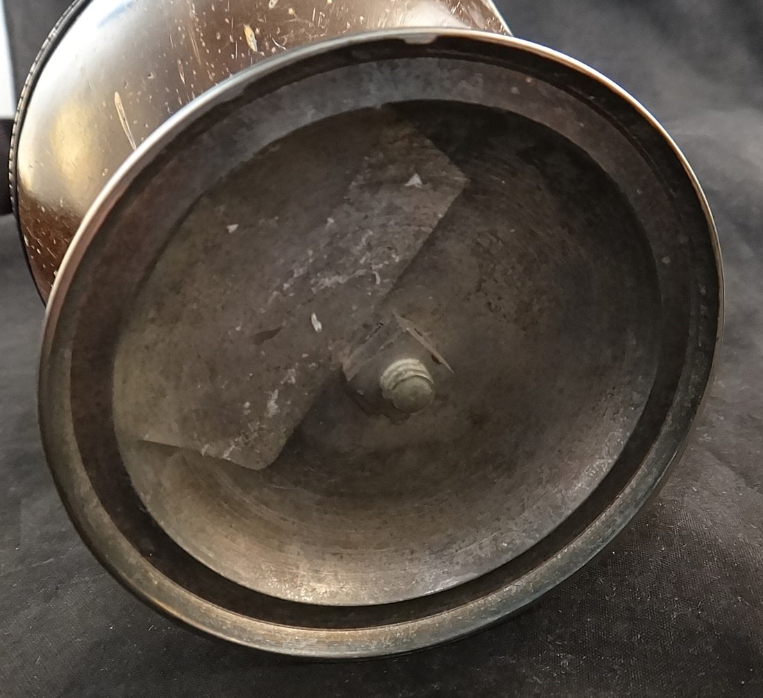 Antique Silver-Mounted Coconut Shell Hinged Box - 8