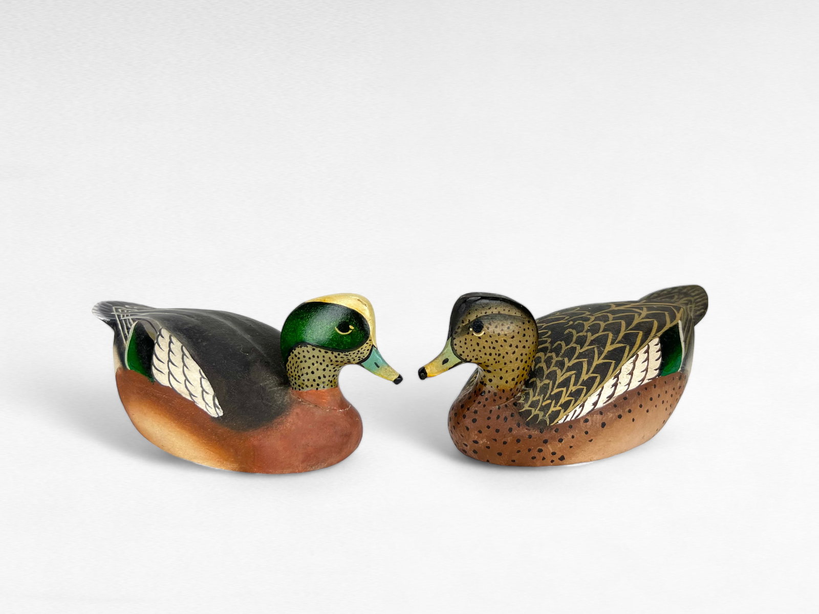 Miniature Widgeon Pair - Ward Brothers (1 of 5)