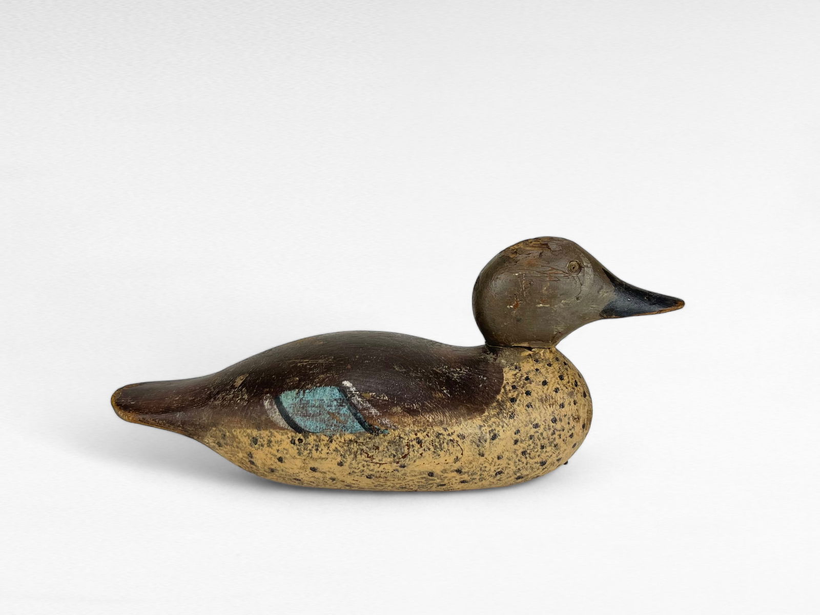 Peacock Rig Blue-winged Teal Hen - Mason Decoy Factory (1 of 3)
