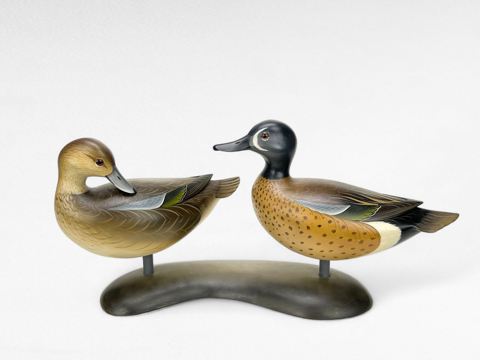Stickup Blue Winged Teal Pair - George Strunk (1 of 7)