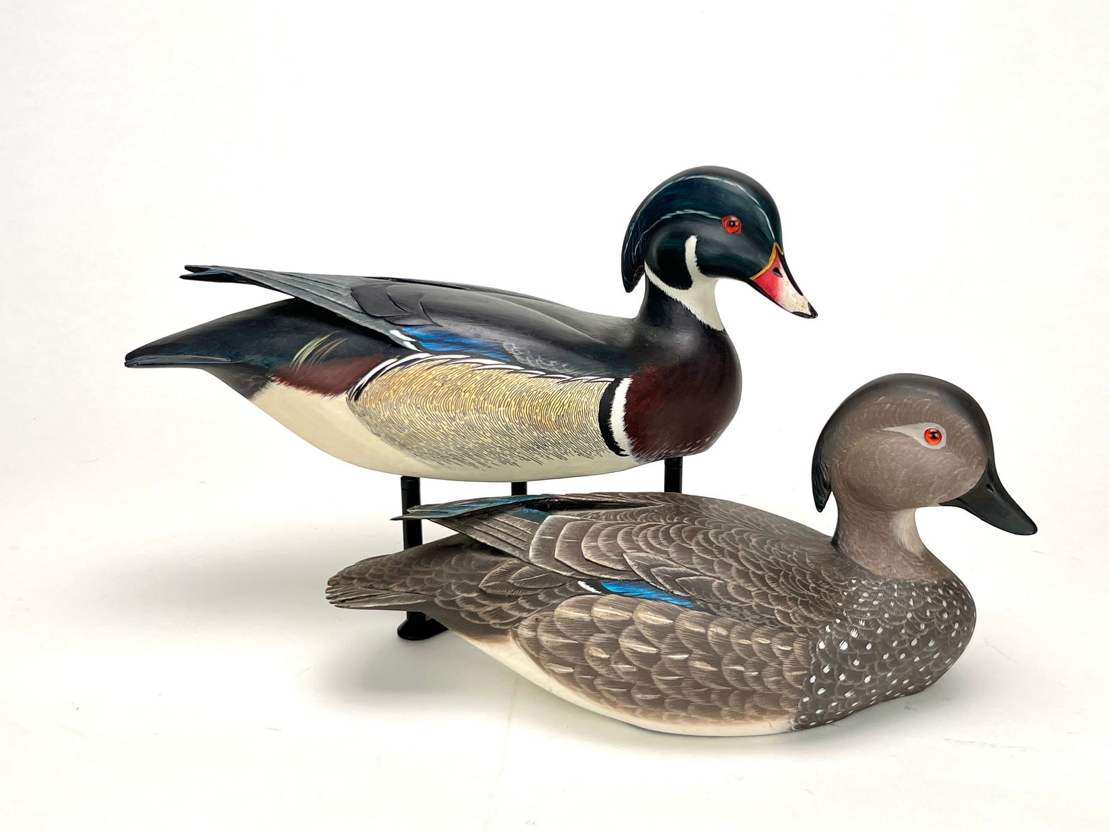 Matched Wood Duck Pair - Ken Harris (1 of 5)