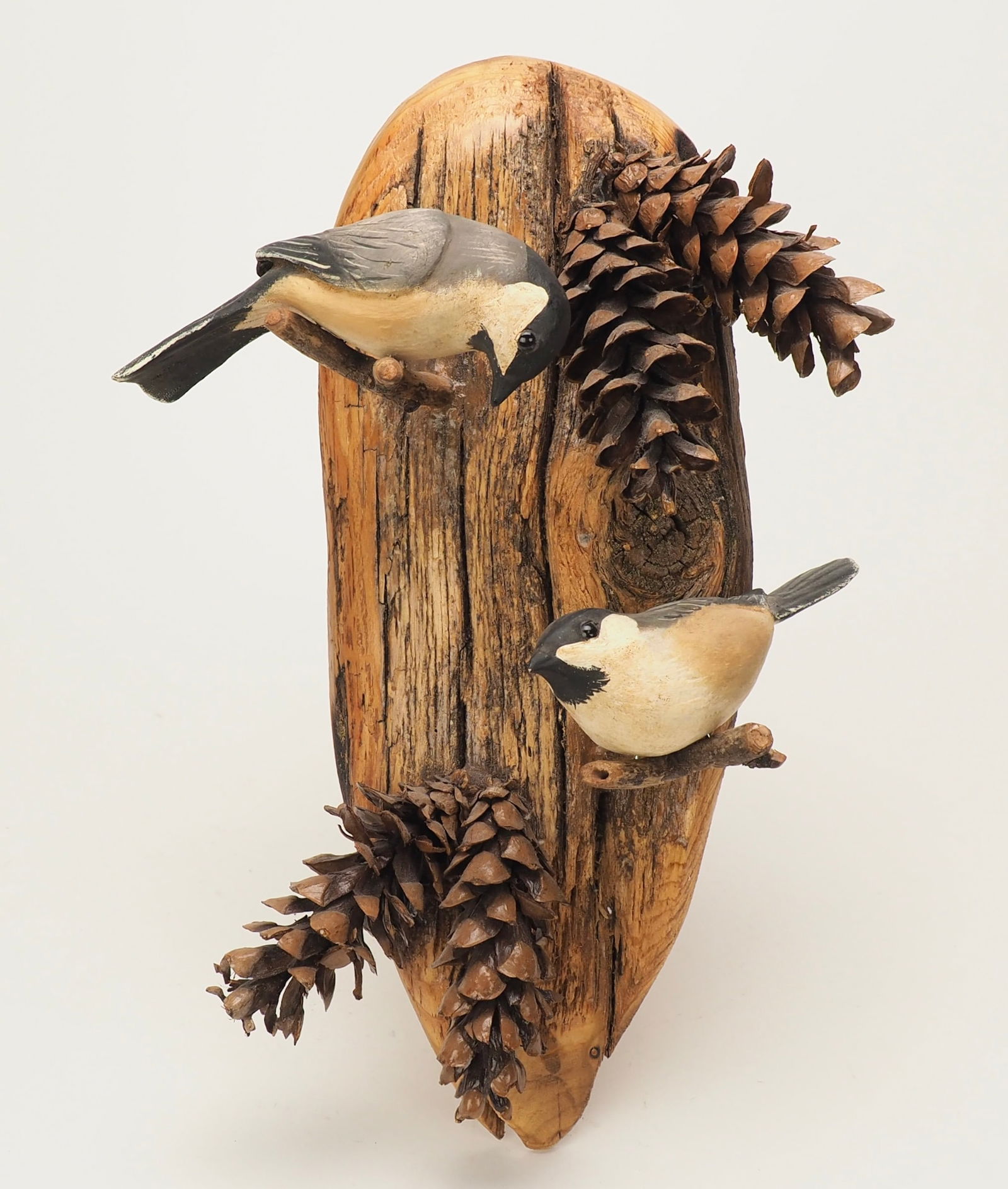 Carved Chickadee Scene - Casey Edwards (1 of 5)