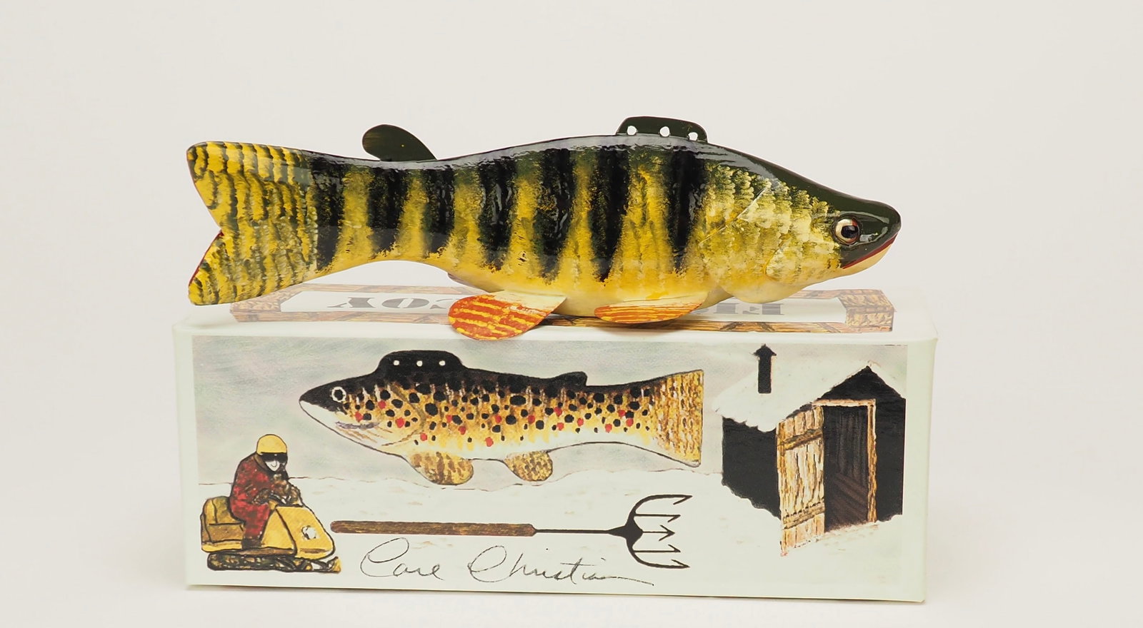 Perch Spear Fishing Decoy - Carl Christiansen (1 of 3)