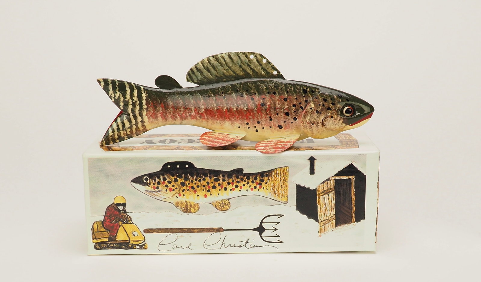 Grayling Spear Fishing Decoy - Carl Christiansen (1 of 3)