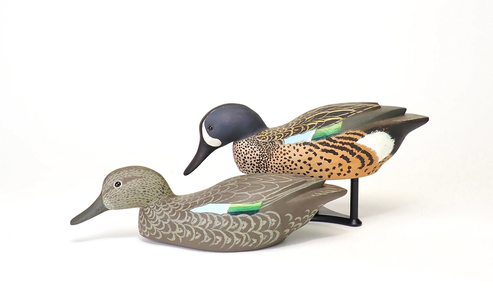Lew Heard - Bluewing Teal Pair (1 of 6)