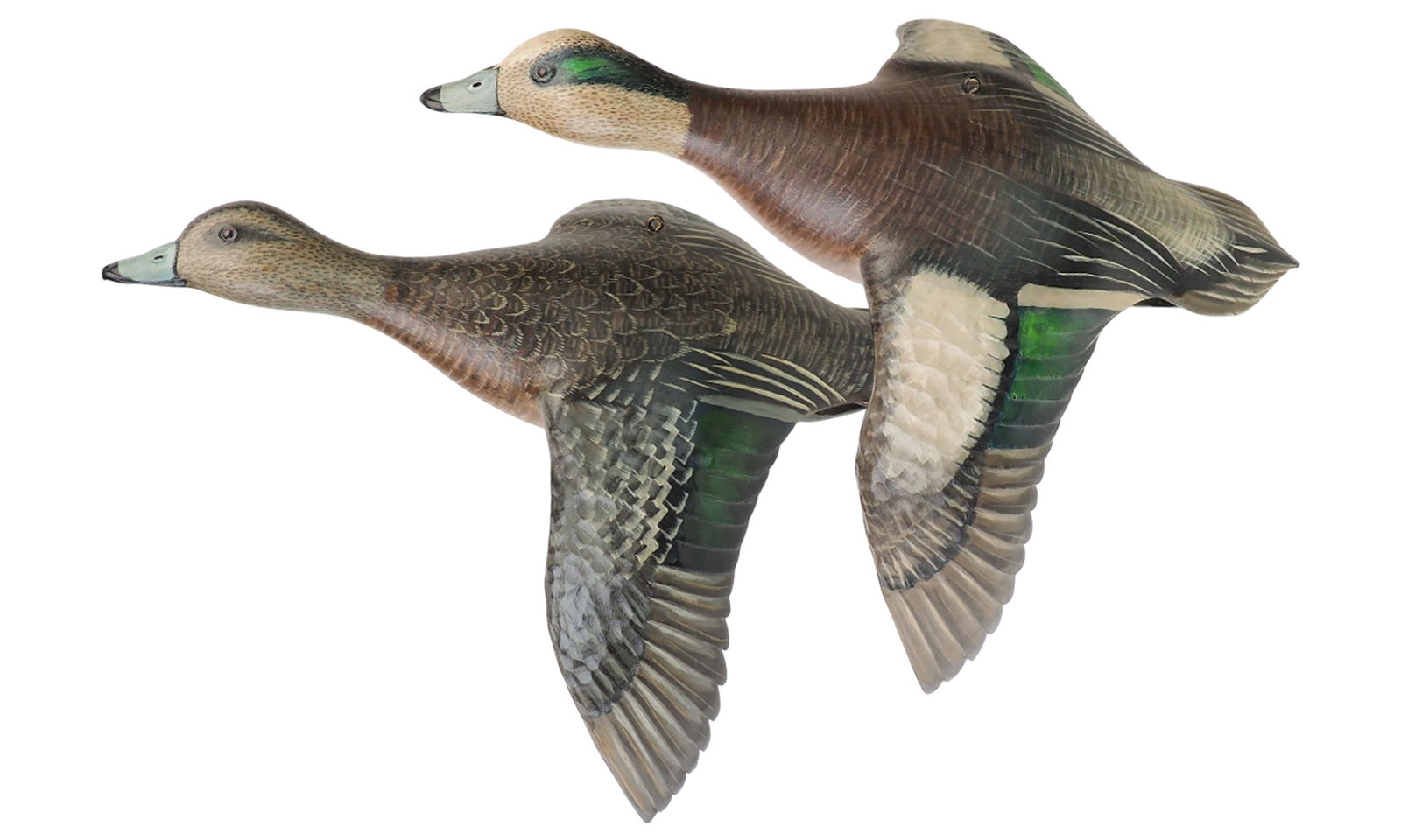 Mike Borrett - Flying Widgeon Pair (1 of 13)