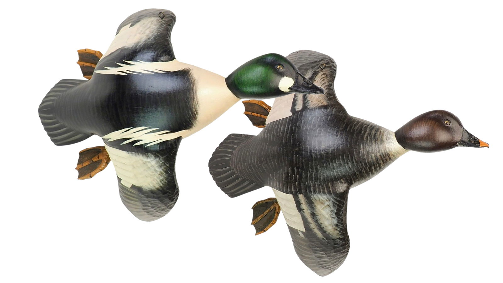 Mike Borrett - Flying Goldeneye Pair (1 of 17)