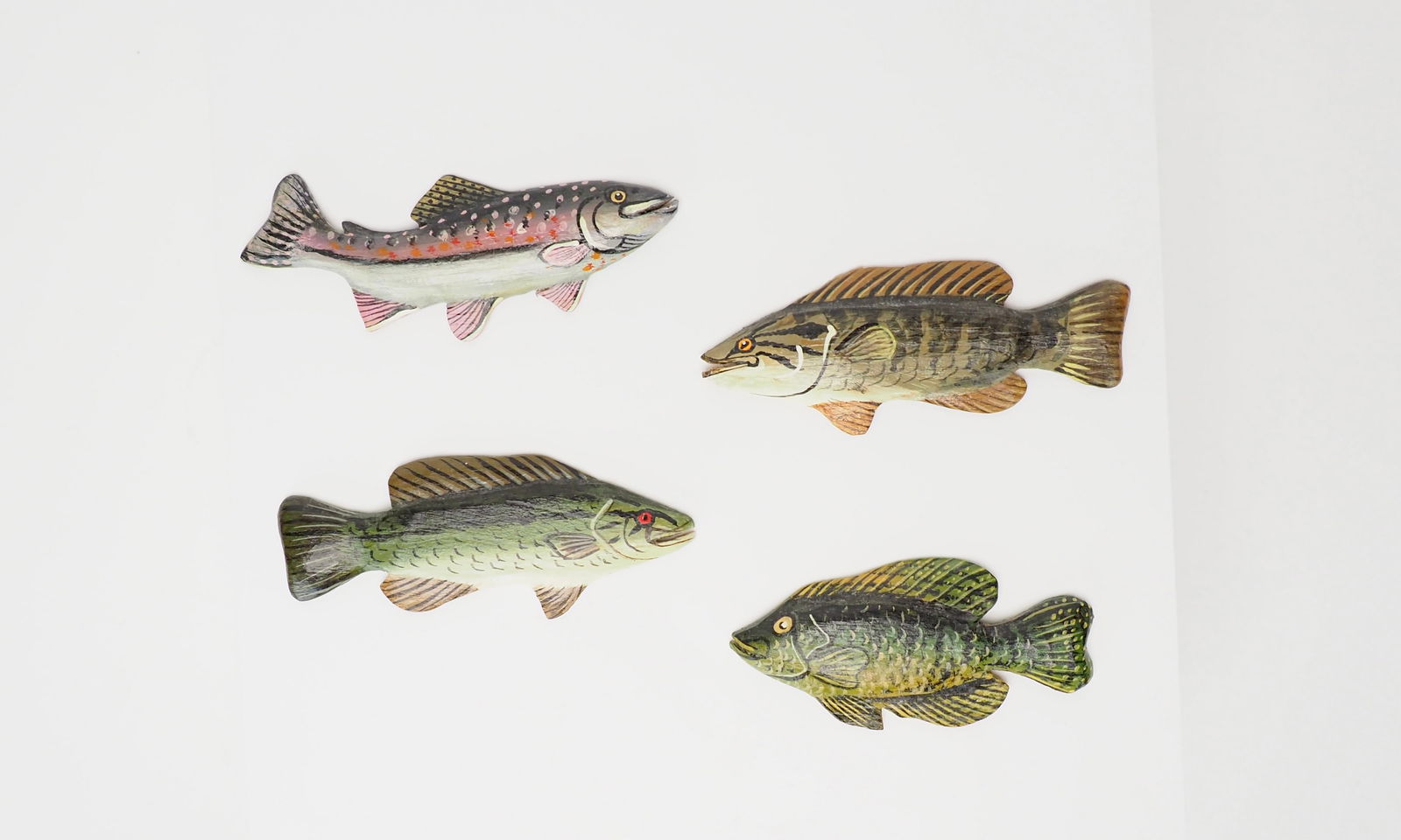 Robert J.Kurkewicz - Four Miniature Fish Carvings (1 of 3)