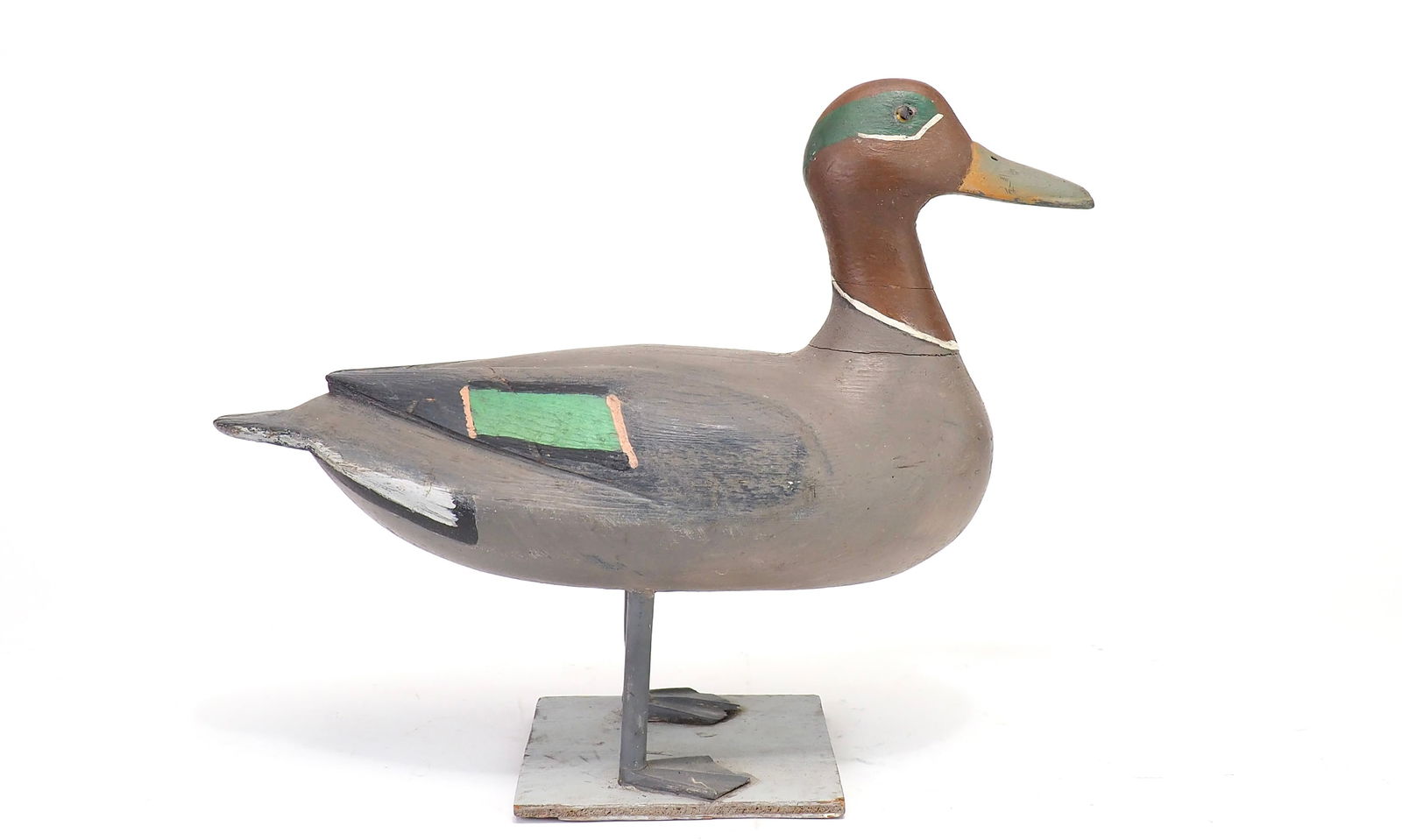Standing Greenwing Teal Drake (1 of 10)