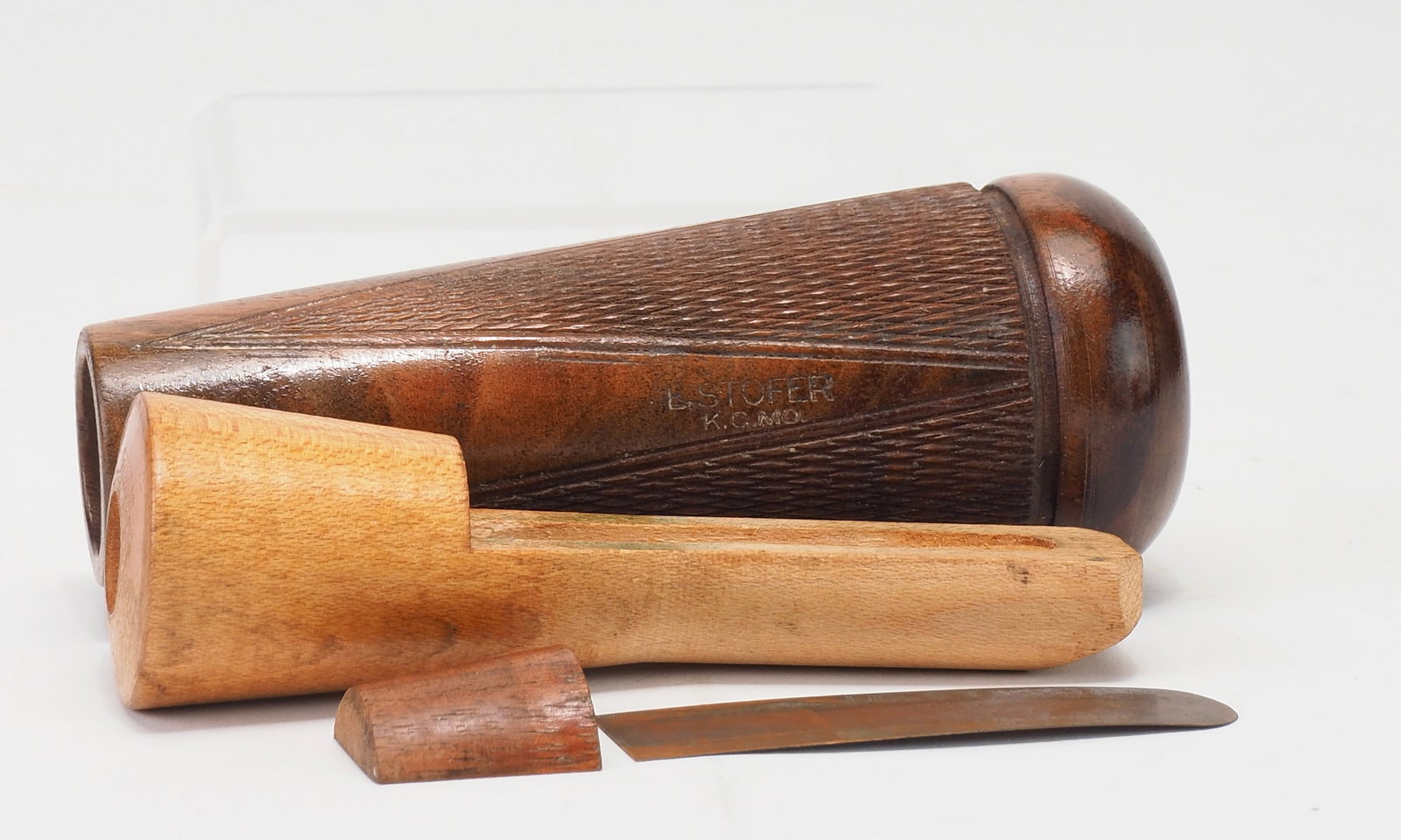 E.S. Stofer - Checkered Duck Call - 9
