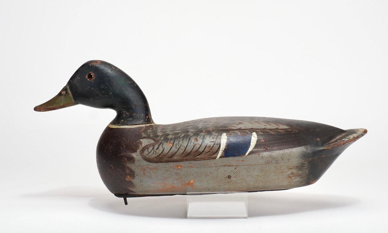Bert Graves - Rare Swimming Mallard Drake (1 of 6)