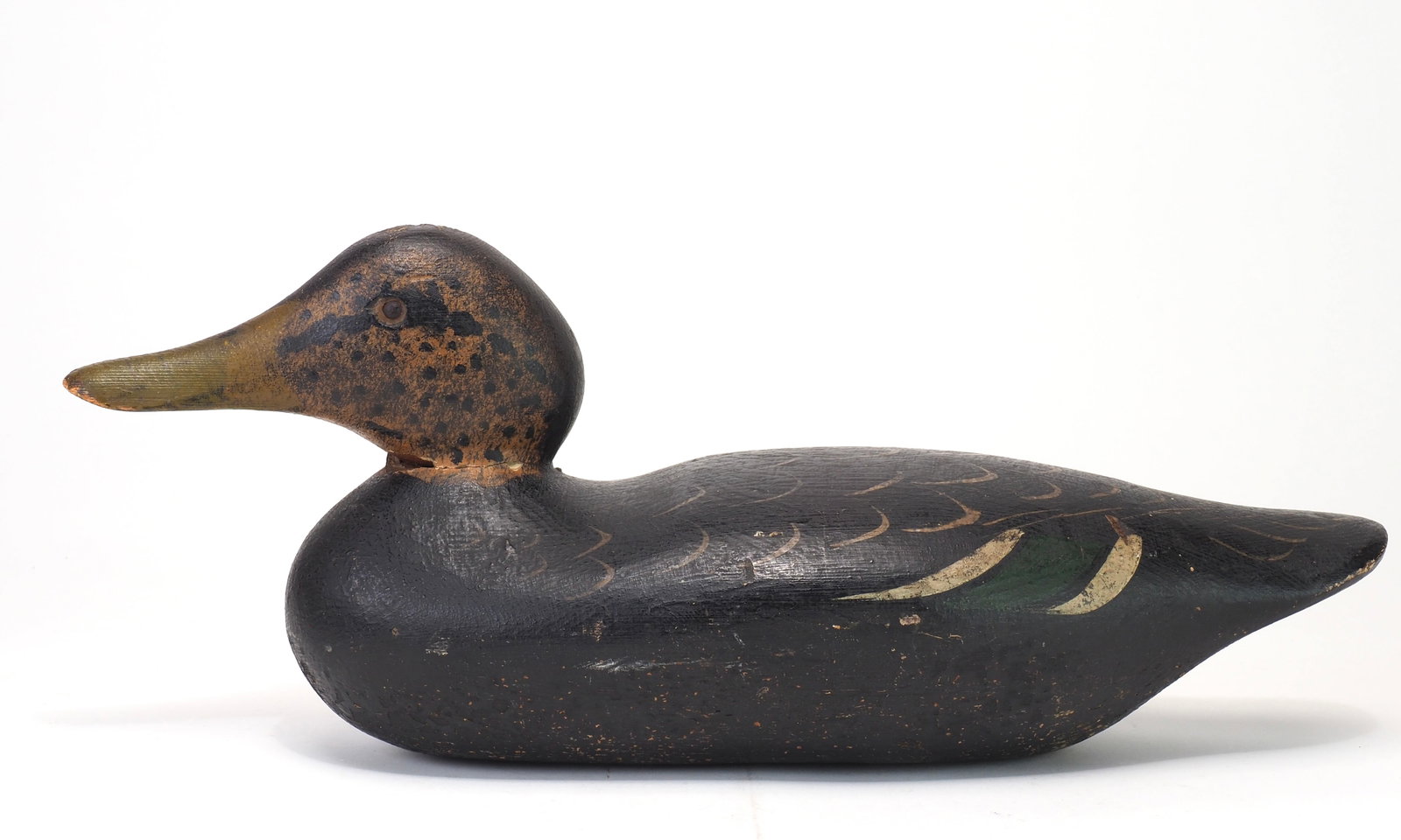 Mason Decoy Factory - Tack-eye Black Duck (1 of 4)