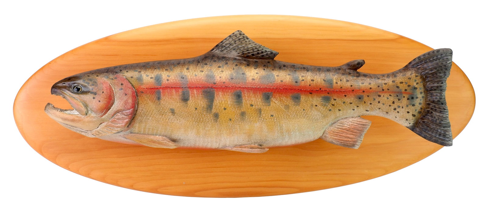 Mike Borrett - Carved Golden Trout (1 of 5)