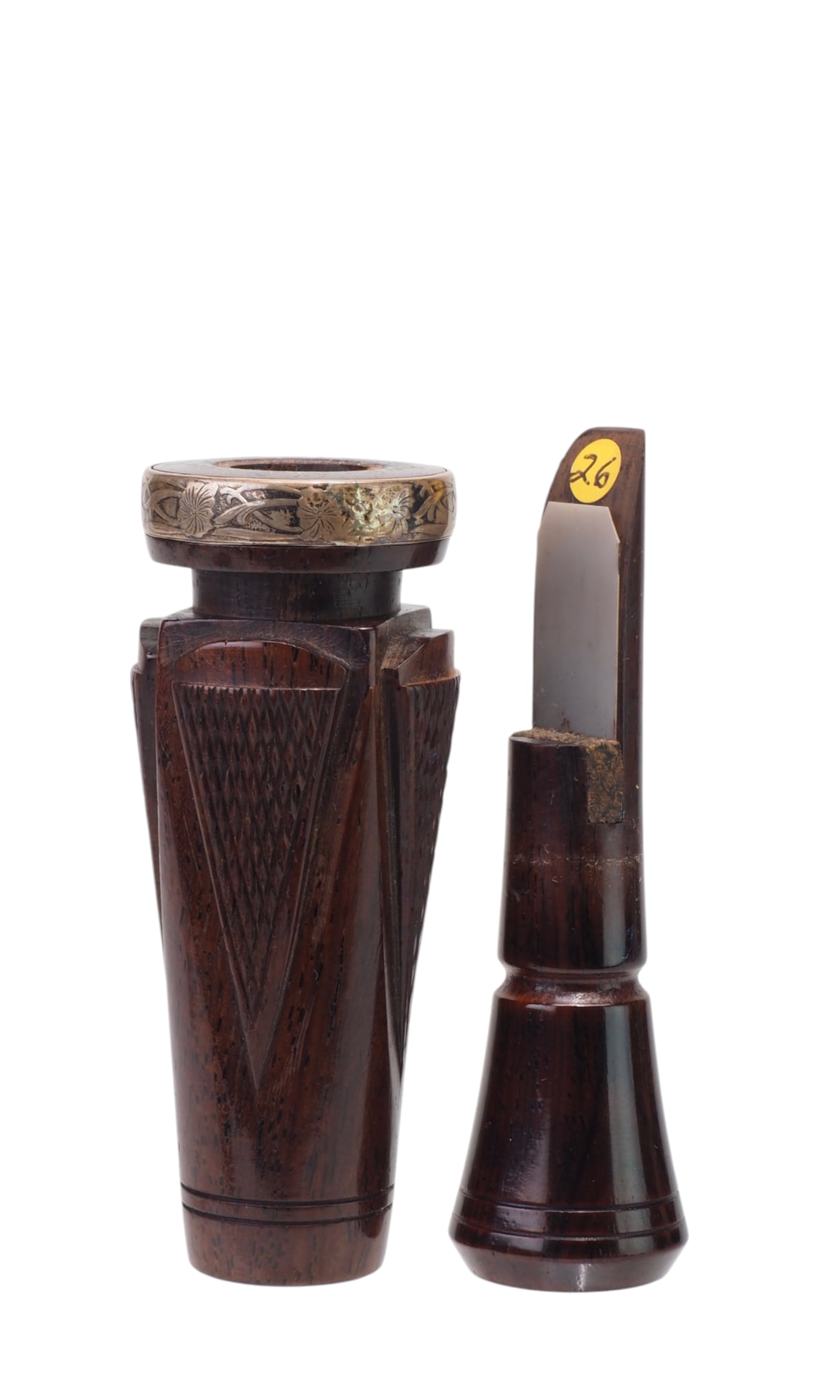 Ray Wright - Checkered 4 Pannel Duck Call - 5