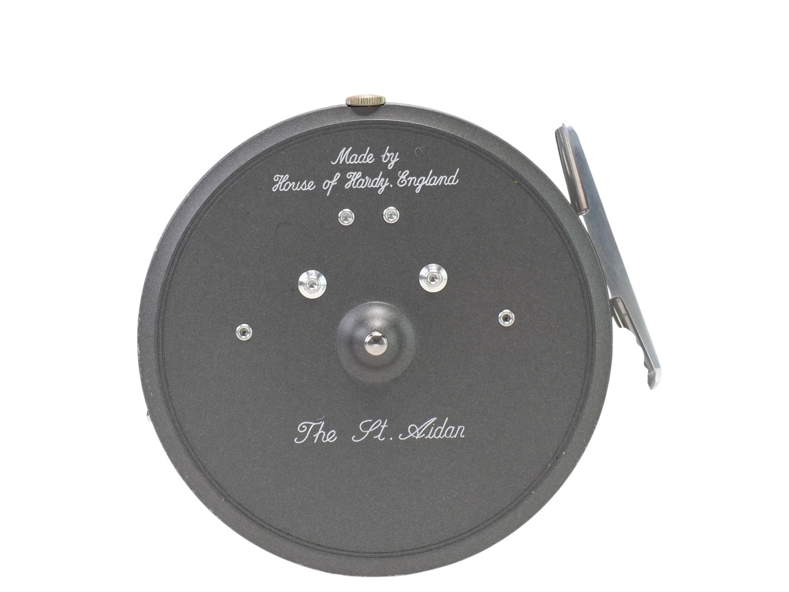 Hardy Bros - St. Aiden Reel: Hardy Brothers Ltd. Alnwick, England 3.75" diameter Comes with original case Condition: Very good with minor wear from use