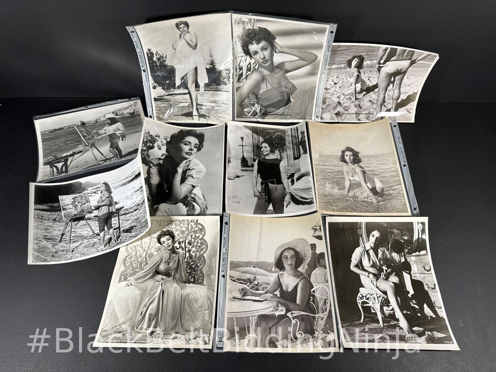 Eleven Elizabeth Taylor Publicity Photos (1 of 11)