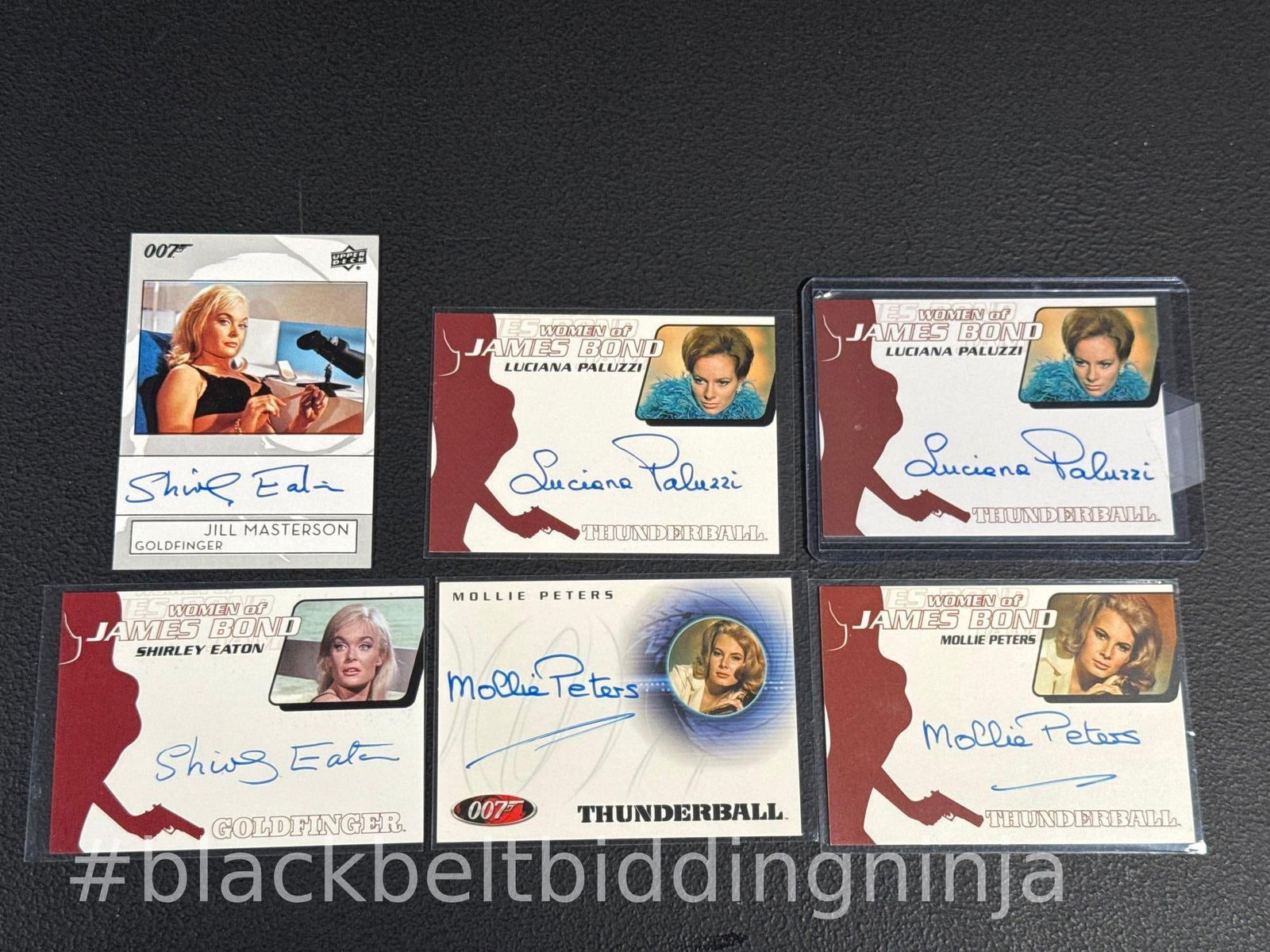 Six Women of James Bond Autograph Cards (1 of 7)