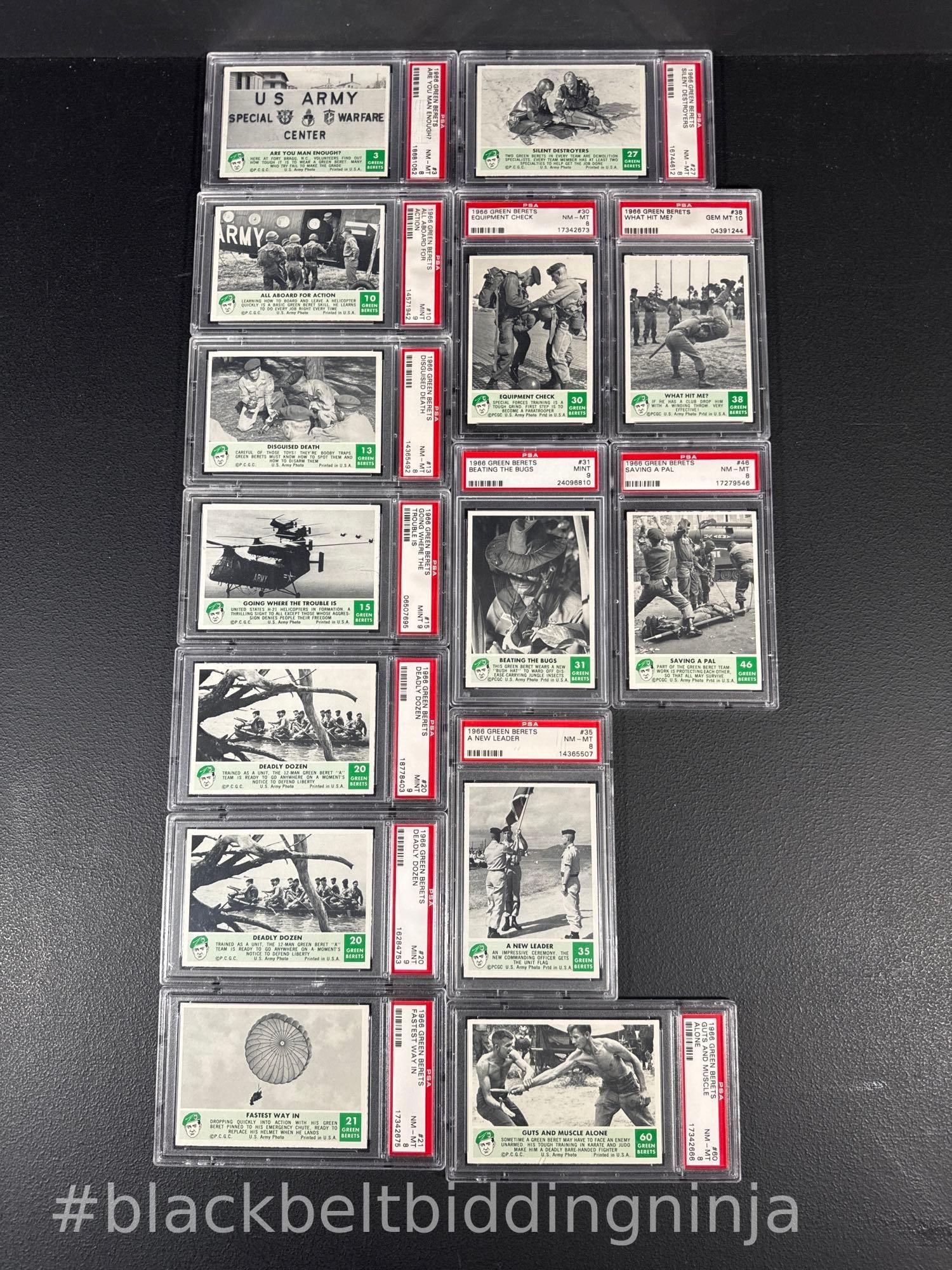 Graded Green Berets Trading Cards (1 of 16)
